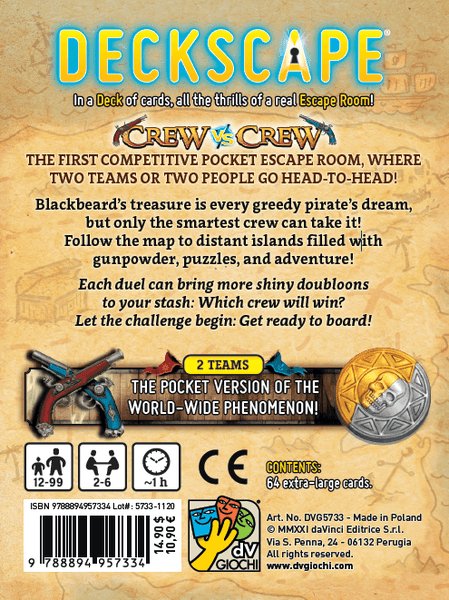 Deckscape Crew vs Crew: The Pirates' Island - Gaming Library