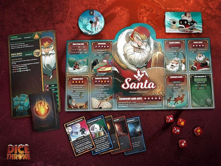 Dice Throne Santa vs Krampus - Gaming Library