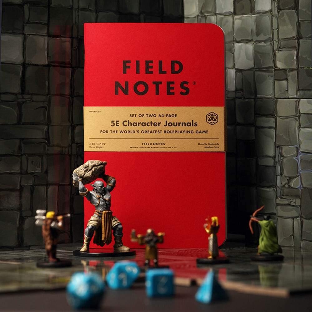 Field Notes - D&D 5E Character Journal - Gaming Library