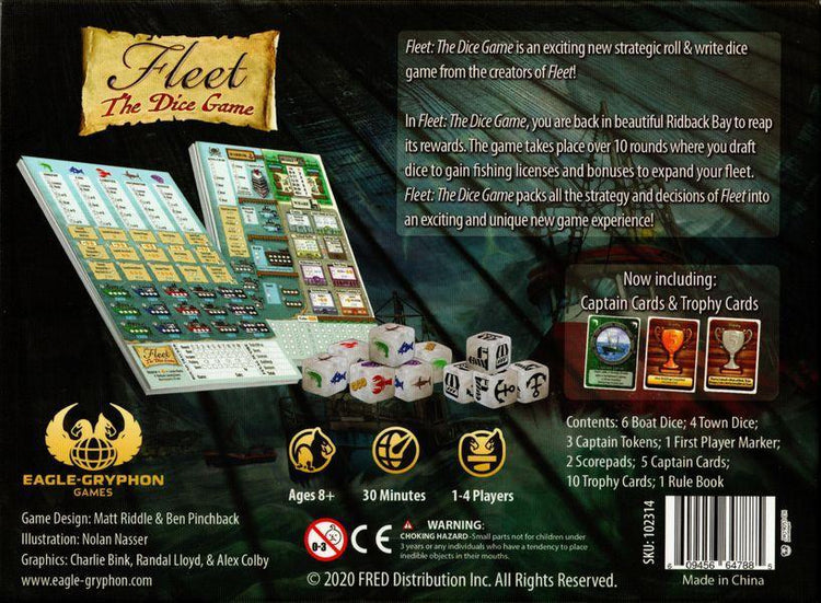 Fleet: The Dice Game (Second Edition) - Gaming Library