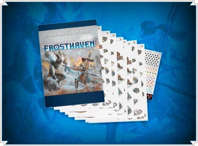 Frosthaven Removable Stickers - Gaming Library