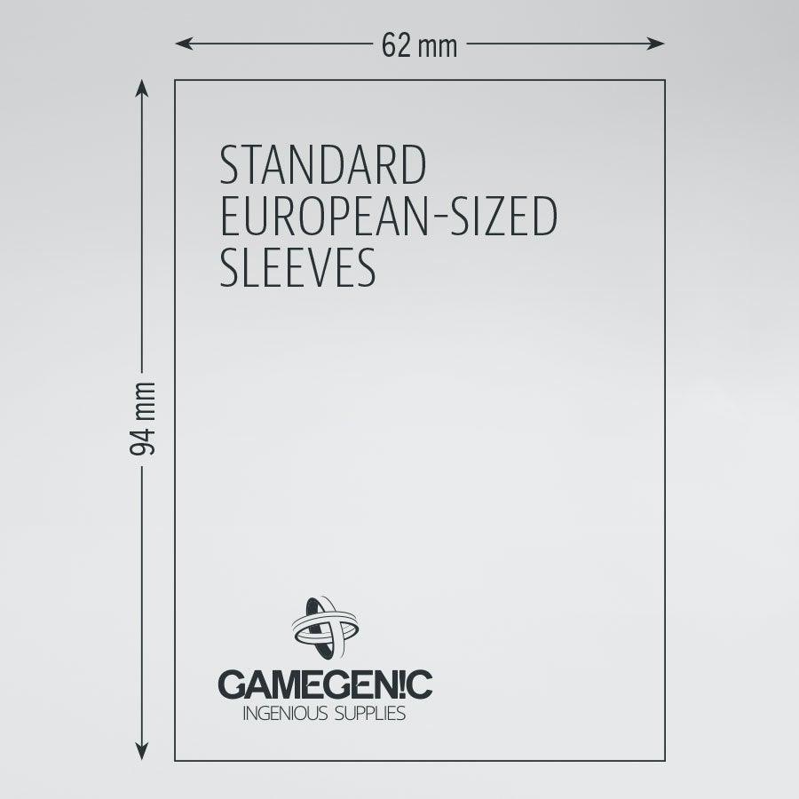 GameGenic Prime Standard European Sleeves 62x94 - Gaming Library