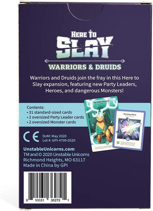 Here to Slay: Warriors & Druids Expansion - Gaming Library