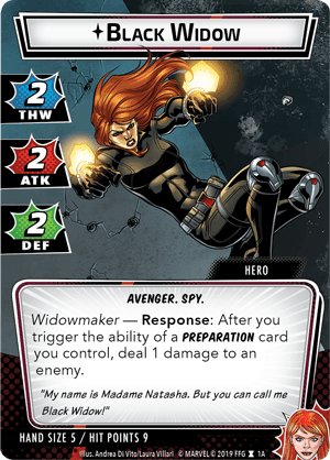 Marvel Champions: The Card Game – Black Widow Hero Pack - Gaming Library
