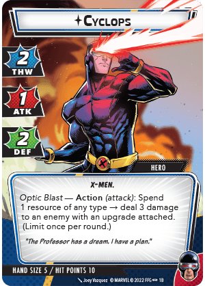 Marvel Champions: The Card Game – Cyclops Hero Pack - Gaming Library