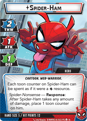 Marvel Champions: The Card Game – Spider-Ham Hero Pack - Gaming Library