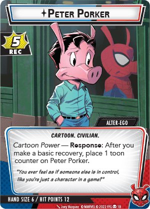 Marvel Champions: The Card Game – Spider-Ham Hero Pack - Gaming Library