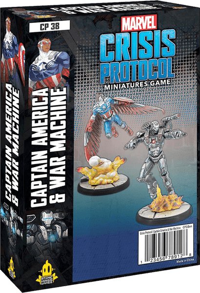 Marvel: Crisis Protocol – Captain America & War Machine - Gaming Library