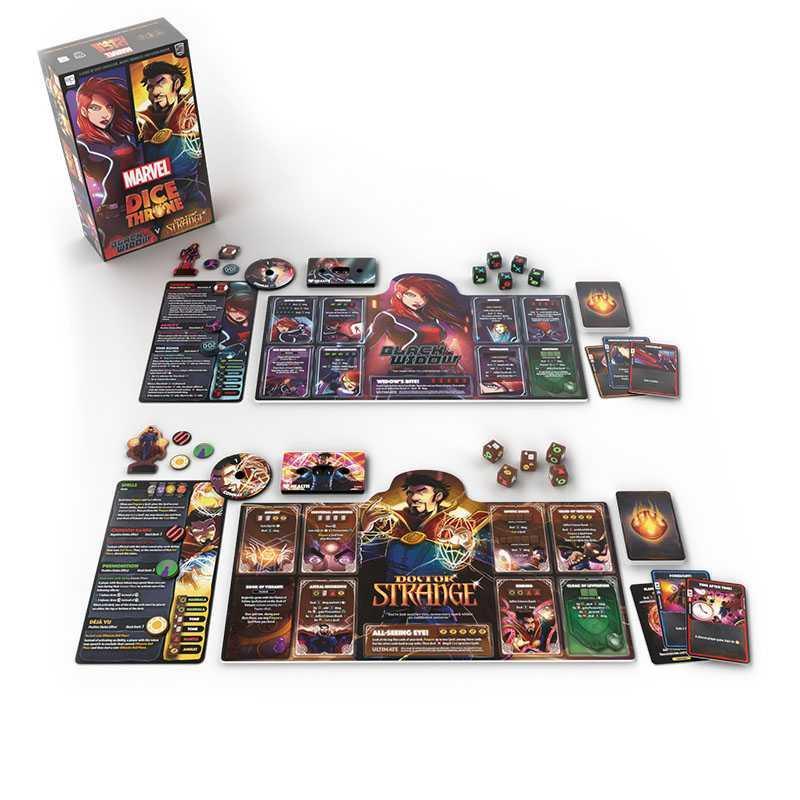 Marvel Dice Throne 2-Hero Box (Black Widow, Doctor Strange) - Gaming Library