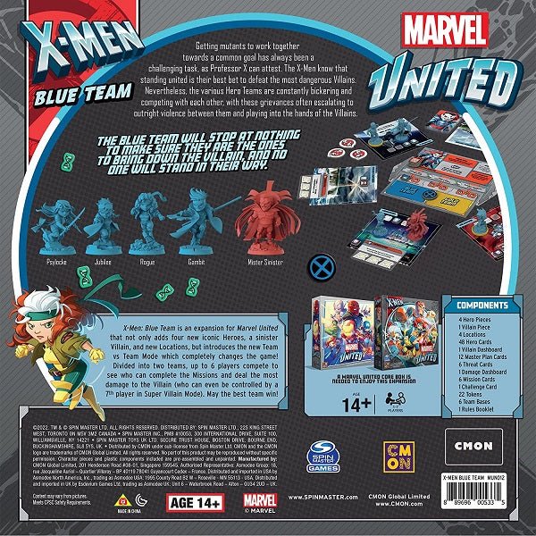 Marvel United X-Men: Blue Team - Gaming Library