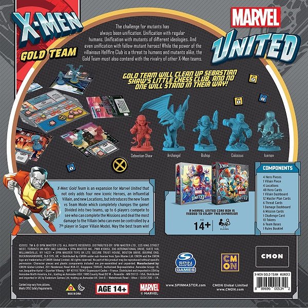 Marvel United X-Men: Gold Team - Gaming Library