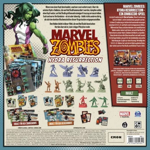 Marvel Zombies : A Zombicide Game Hydra Resurrection - Gaming Library