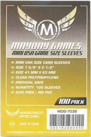 Mayday Sleeves: Mini USA (Ordinary) - Gaming Library