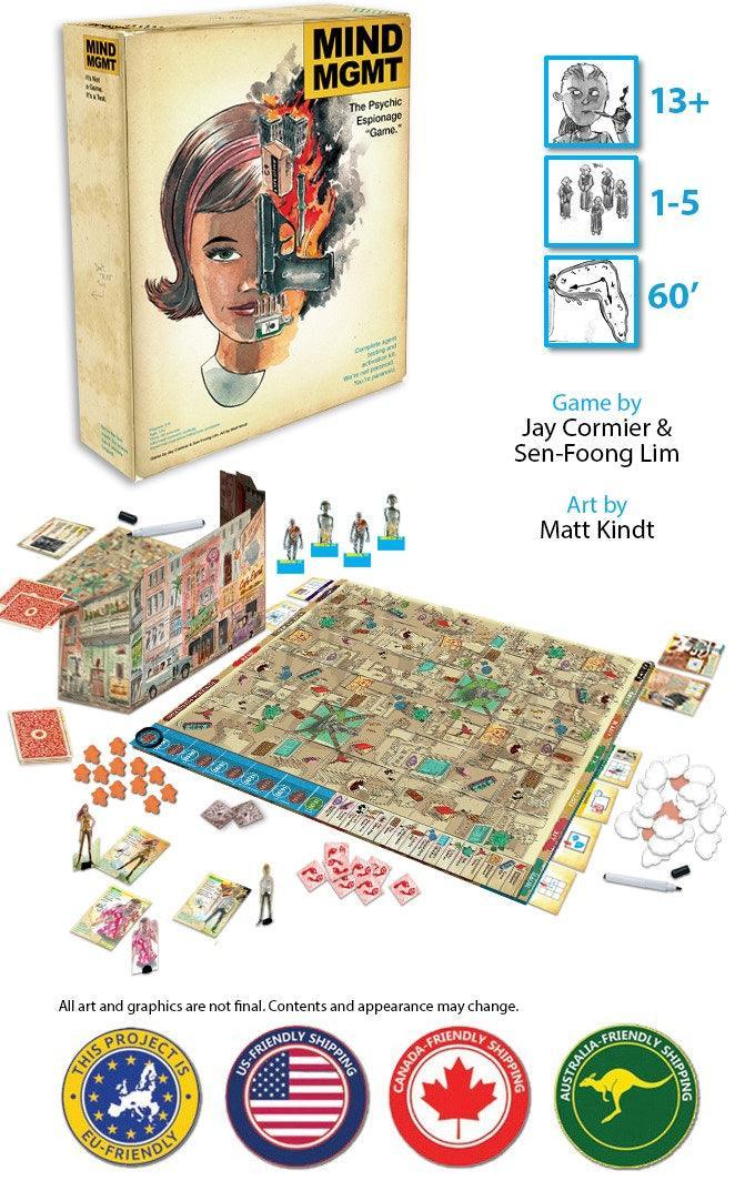Mind MGMT: The Psychic Espionage “Game.” (DELUXE) + Secret Missions - Gaming Library