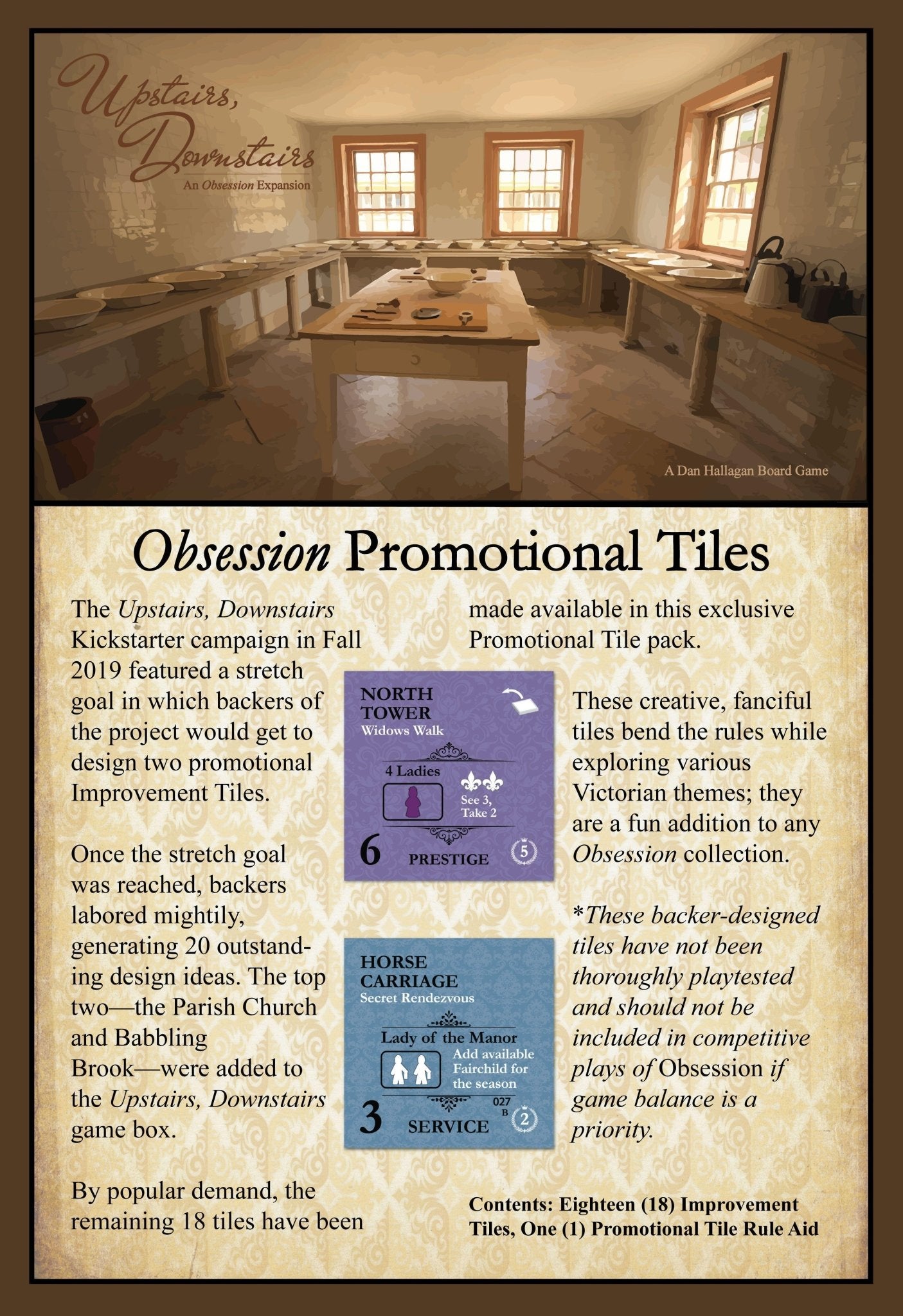 Obsession Promotional Tiles - Gaming Library