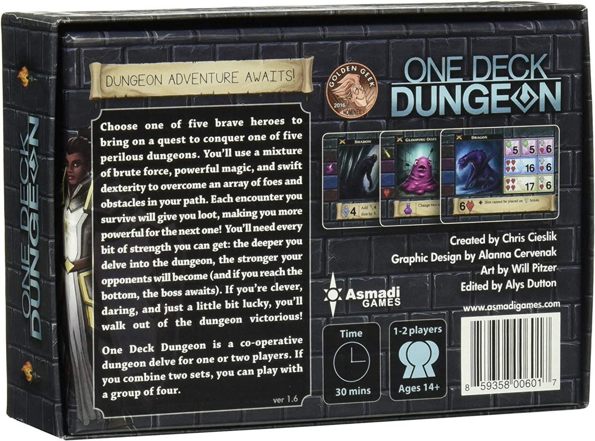 One Deck Dungeon – Gaming Library