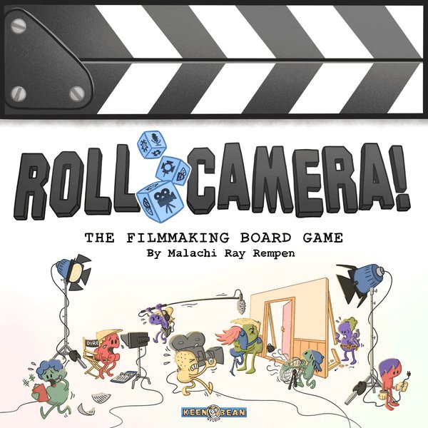 Roll Camera! The Filmmaking Board Game Clapper Box - Gaming Library