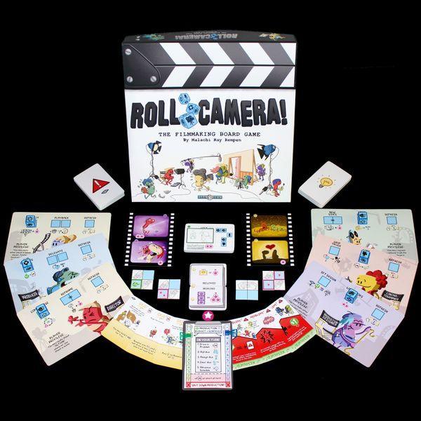 Roll Camera! The Filmmaking Board Game Clapper Box - Gaming Library