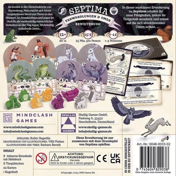 Septima - Shapeshifting And Omens Expansion - Gaming Library