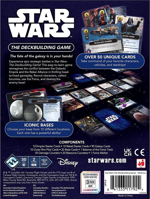 Star Wars: The Deck Building Game - Gaming Library