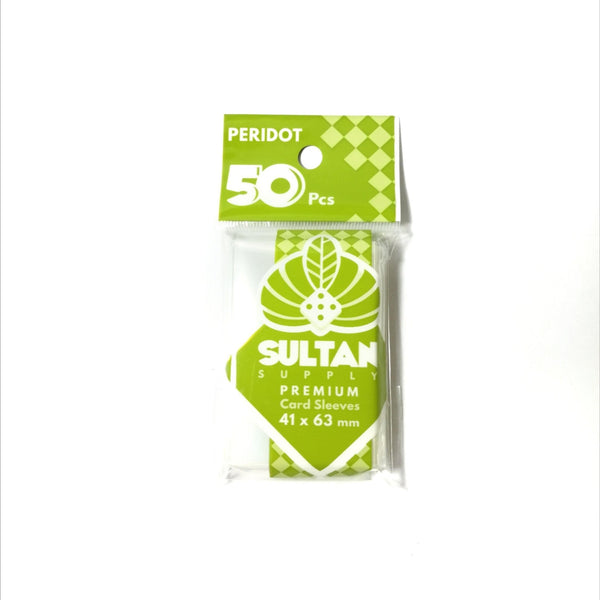 Sultan Supply Premium Card Sleeves: 41 x 63 Mini US Peridot – Gaming Library