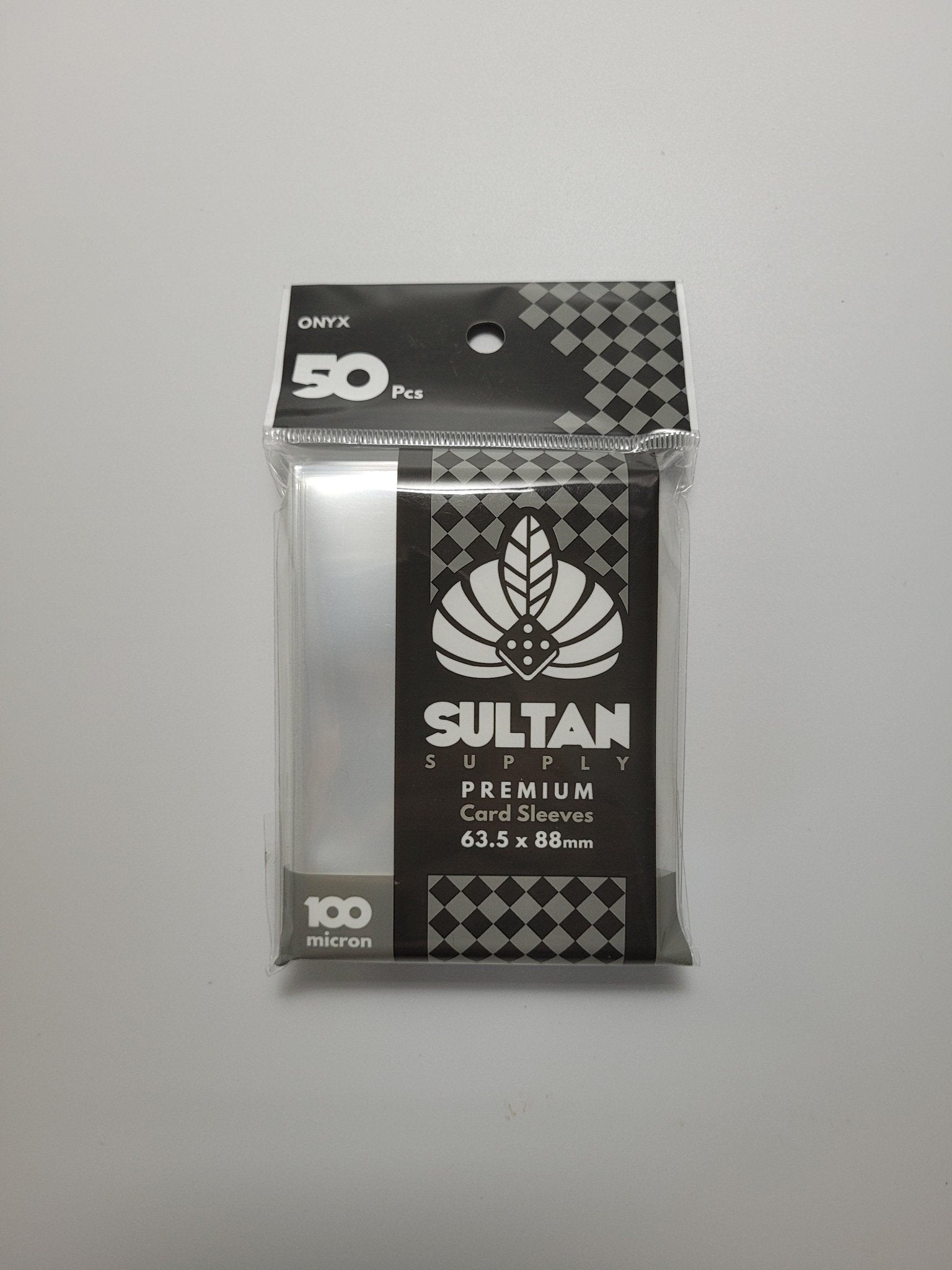 Sultan Supply Premium Card Sleeves: 63.5 x 88 mm Standard Onyx (100 microns) - Gaming Library