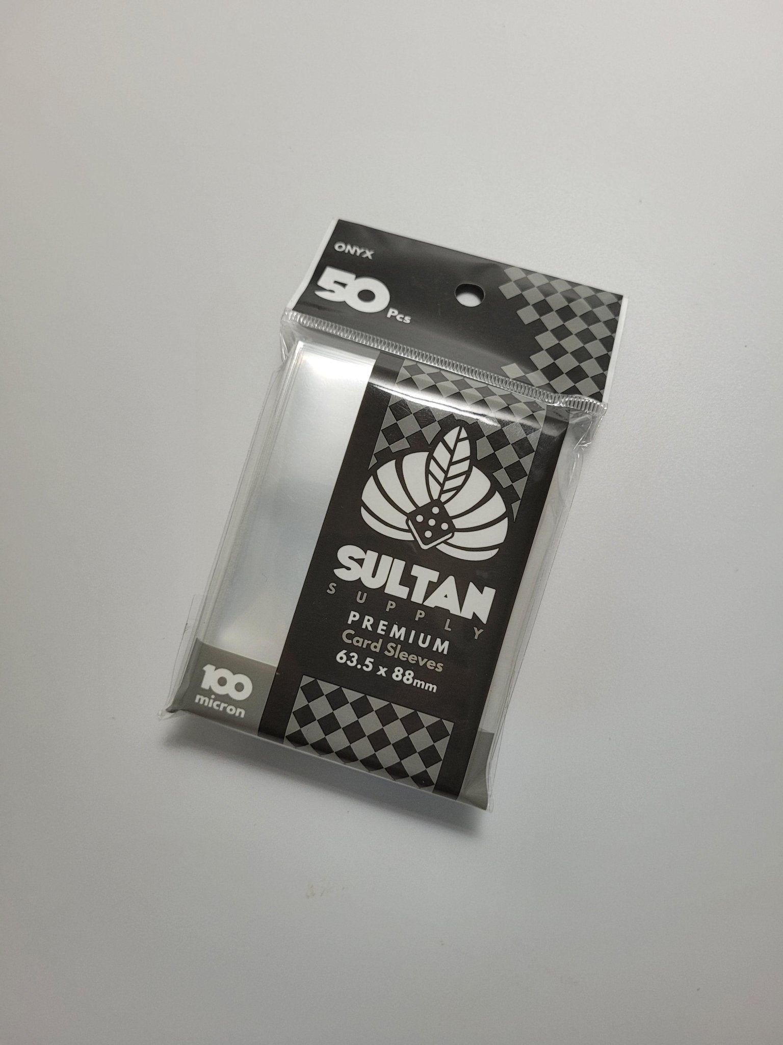 Sultan Supply Premium Card Sleeves: 63.5 x 88 mm Standard Onyx (100 mi