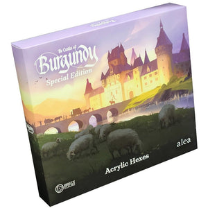 The Castles Of Burgundy Special Edition Acrylic Upgraded Hex Tiles - Gaming Library