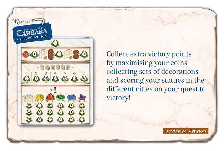 The Palaces of Carrara (Second Edition - Deluxe) - Gaming Library