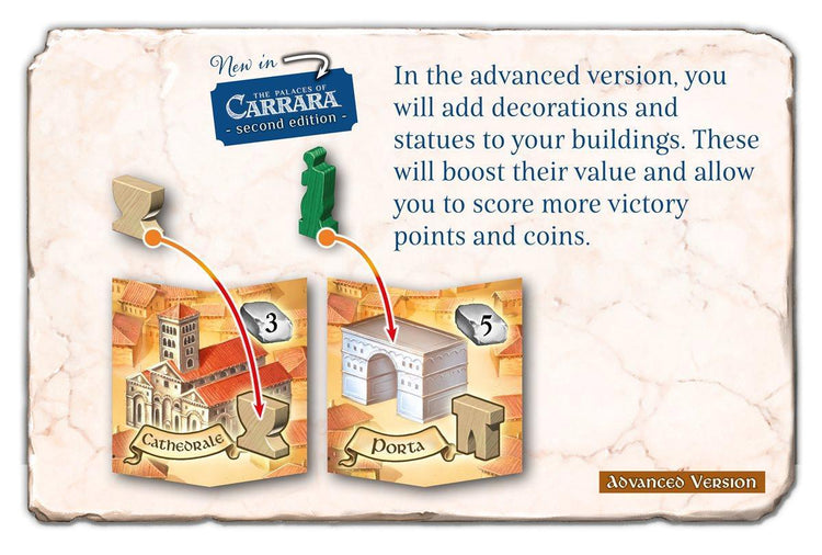 The Palaces of Carrara (Second Edition - Deluxe) - Gaming Library