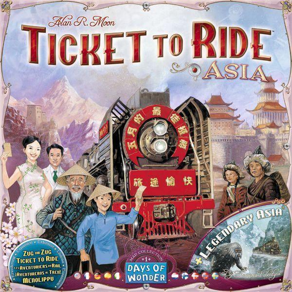 Ticket to Ride Map Collection: Volume 1 – Team Asia & Legendary Asia - Gaming Library