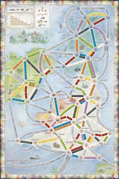 Ticket to Ride Map Collection: Volume 5 – United Kingdom & Pennsylvania - Gaming Library
