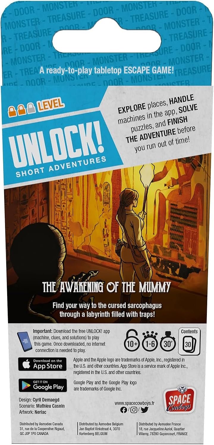 Unlock! Short Adventures - The Awakening Of The Mummy - Gaming Library
