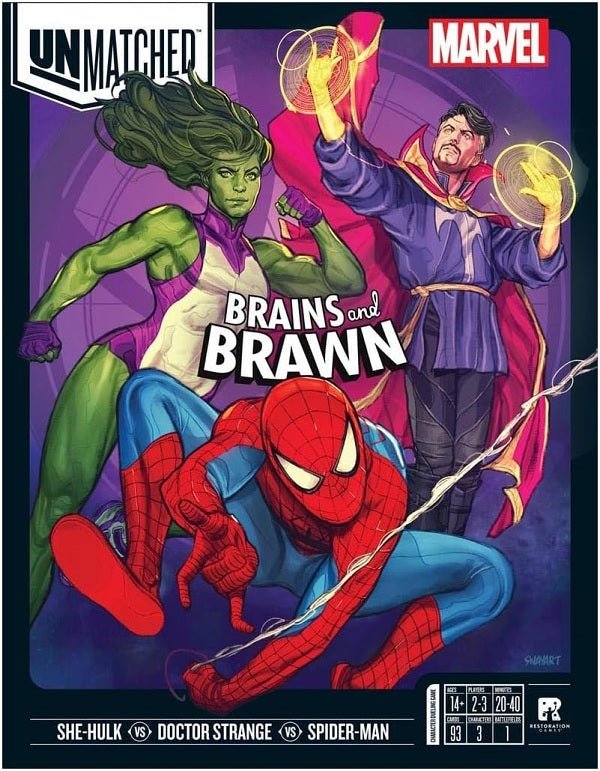 Unmatched : Marvel Brains vs Brawn - Gaming Library