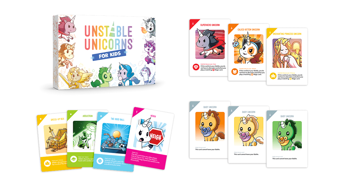 Unstable Unicorns Kids Edition - Gaming Library