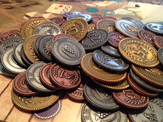 Viticulture Metal Coins - Gaming Library
