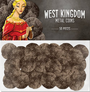 West Kingdom Metal Coins - Gaming Library