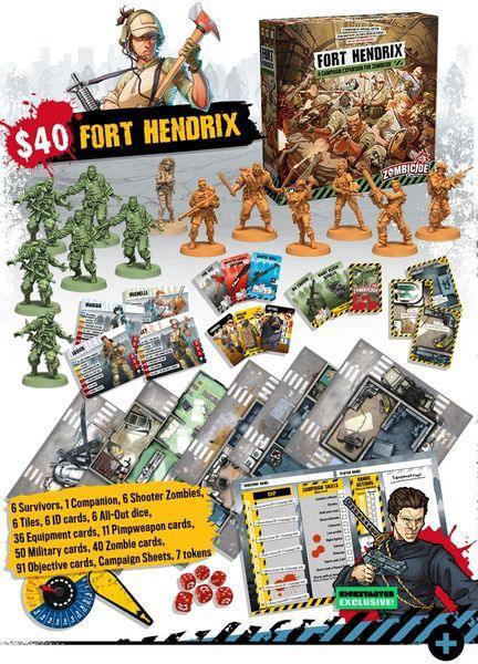 Zombicide (2nd Edition): Fort Hendrix - Gaming Library